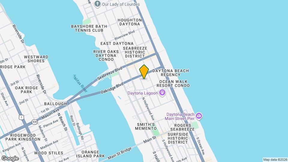 428 N Oleander Ave Map and Location Details