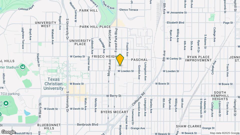 2828 Wayside Ave Map and Location Details