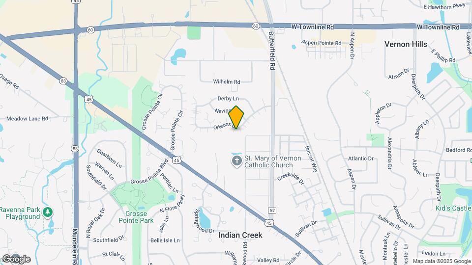 1349 Orleans Dr Map and Location Details