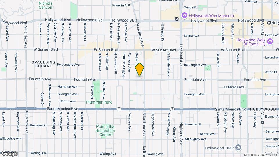 1302 N Detroit St Map and Location Details