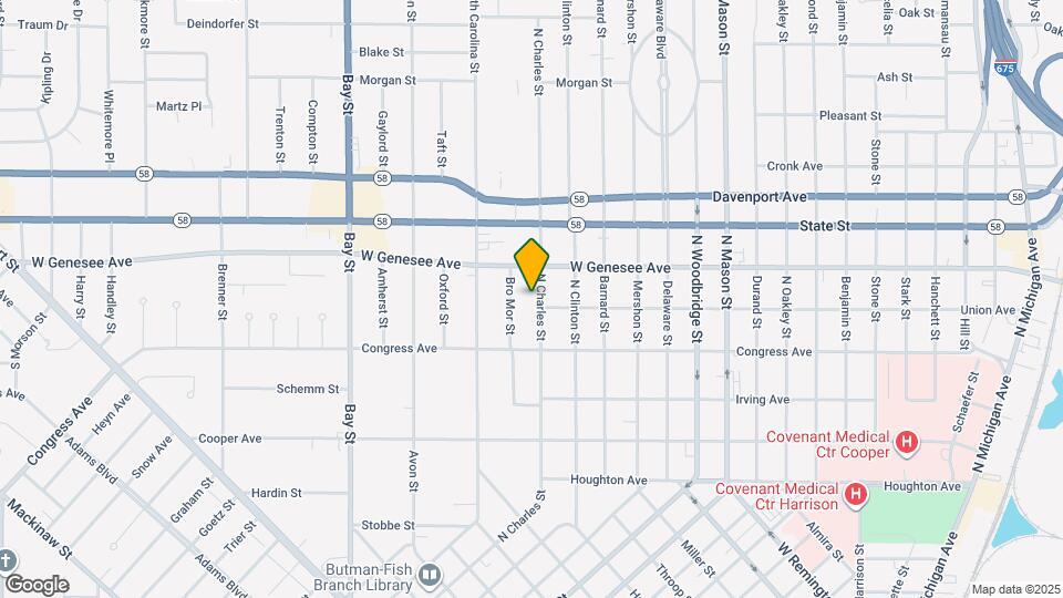 1907 N Charles St Map and Location Details