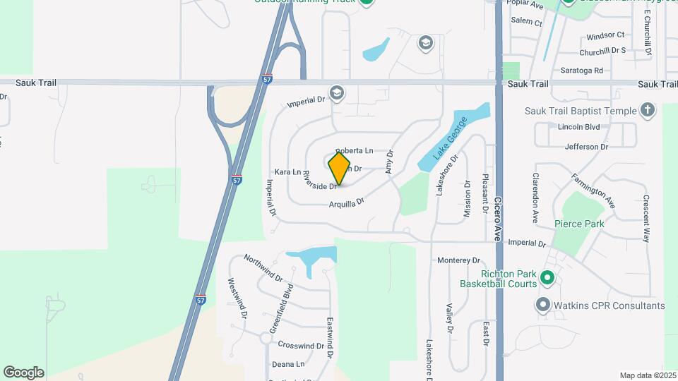 5203 Riverside Dr Map and Location Details