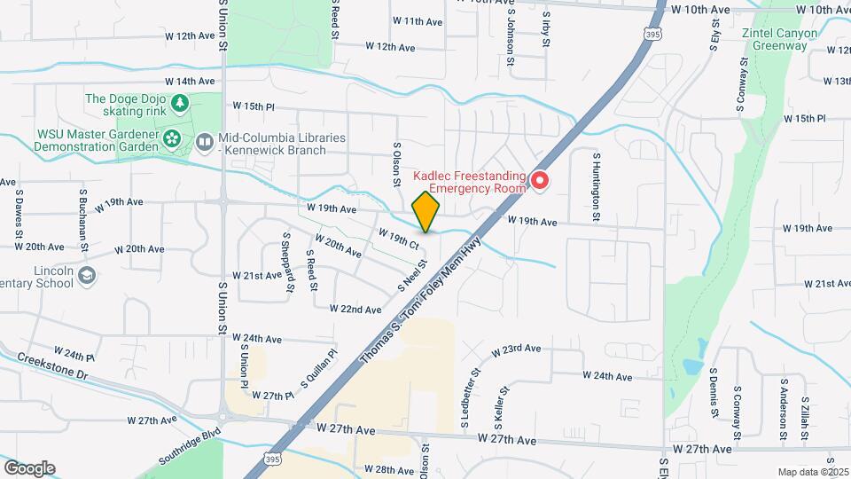 3606 W 19th Ct Map and Location Details