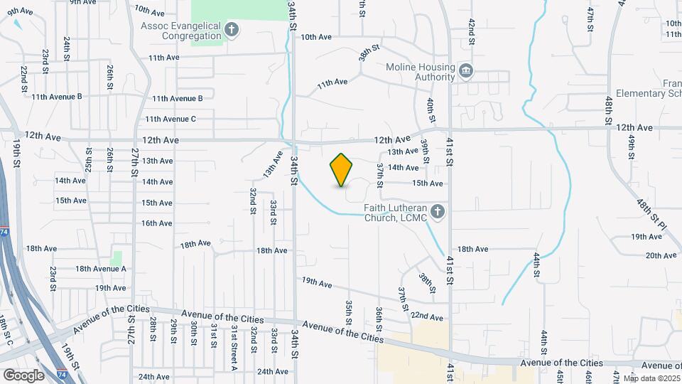 3634 15th Avenue Ct Map and Location Details