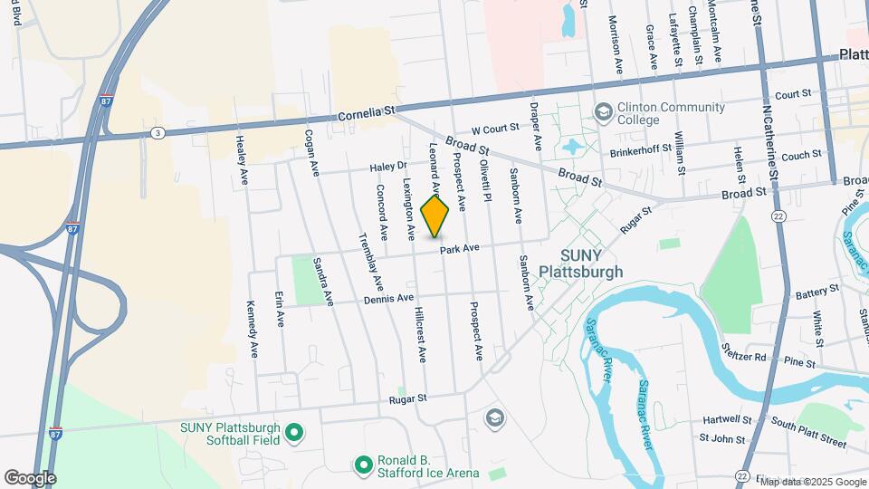 40 Leonard Ave Map and Location Details