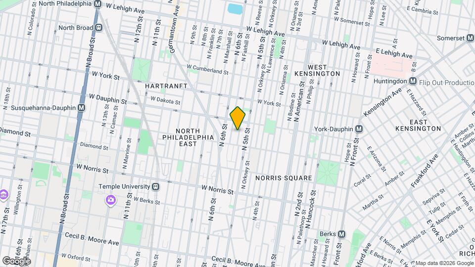 2226 N Reese St Map and Location Details
