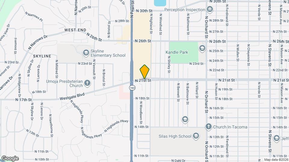 5710 N 21st St Map and Location Details