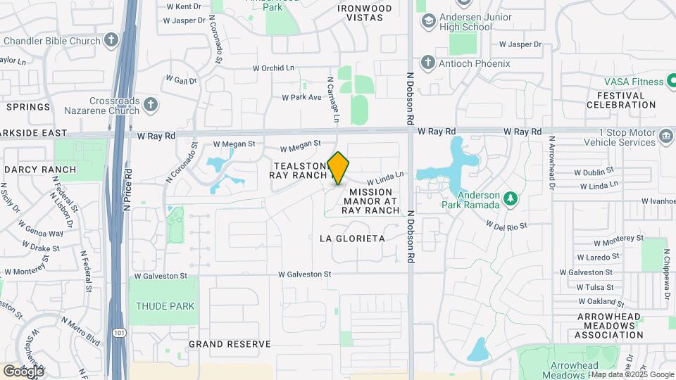 850 N Los Altos Dr Map and Location Details