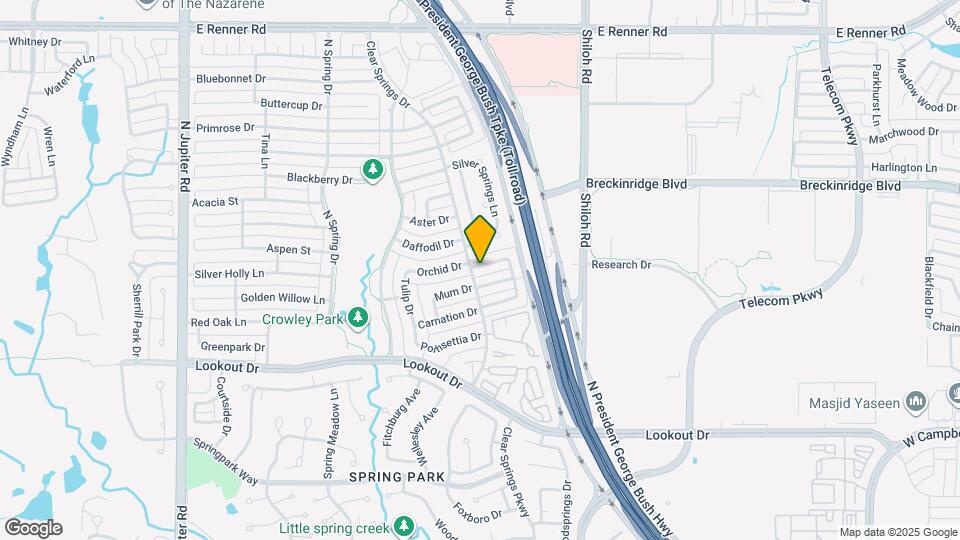 2704 Orchid Dr Map and Location Details