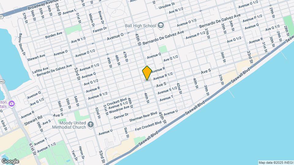 4511 Avenue R 1/2 Rear Mapa y Detalles de la Ubicación