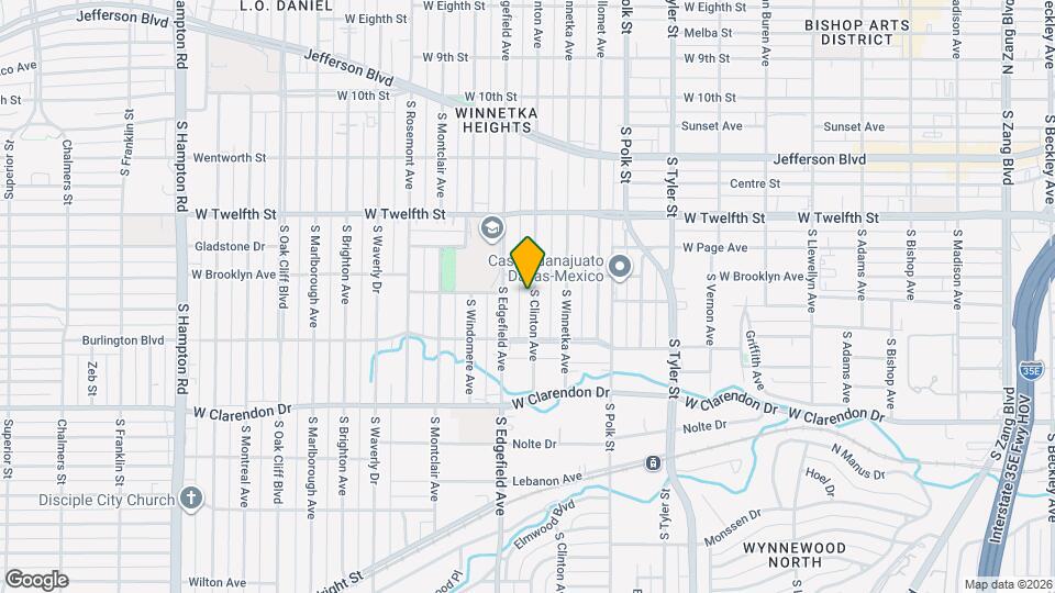 719 S Clinton Ave Map and Location Details