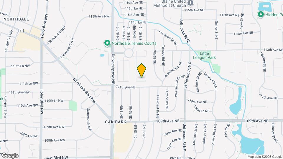 117 111th Square NE Map and Location Details