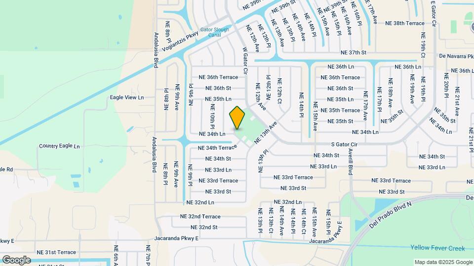 3433 NE 11th Pl Map and Location Details