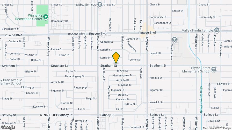 19531 Strathern St Map and Location Details