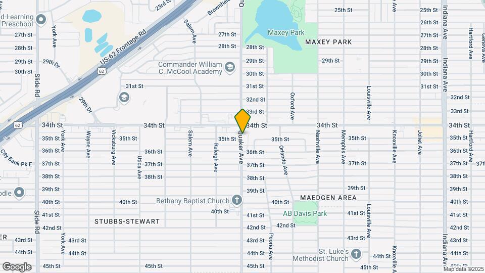 3407 Quaker Ave Map and Location Details
