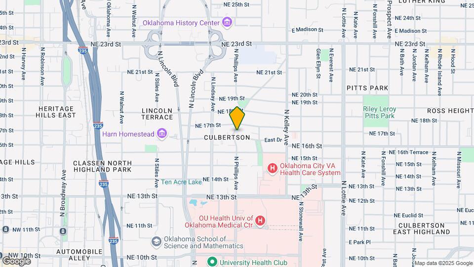 723 East Dr Map and Location Details