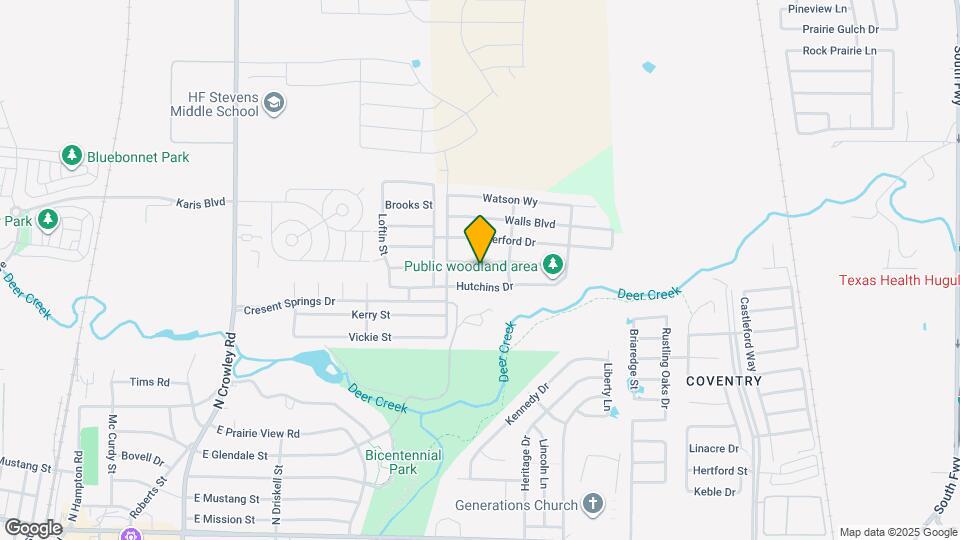 728 Wylie St Map and Location Details