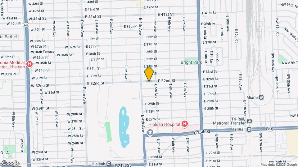 444 E 32nd St Map and Location Details