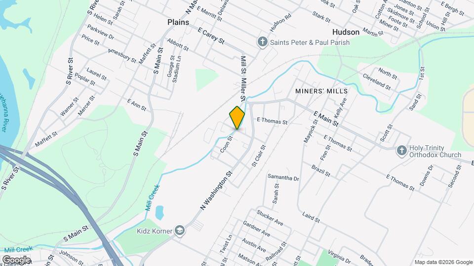 1312 N Washington St Map and Location Details