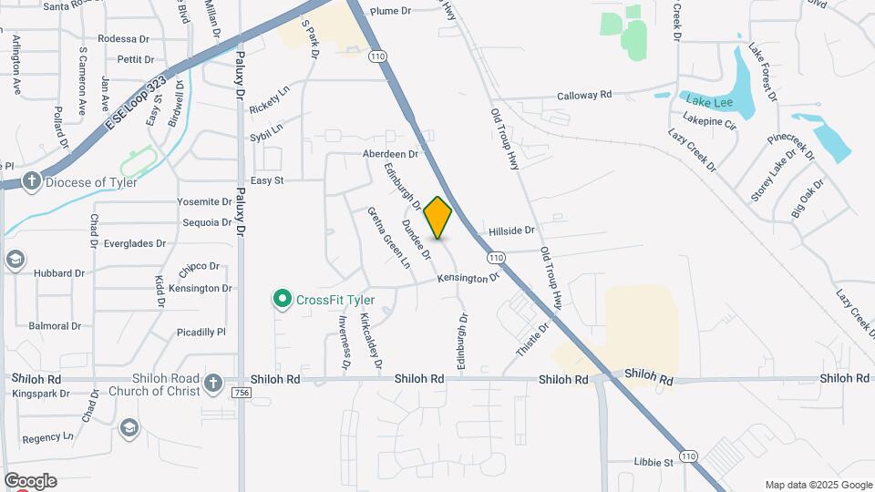 4615 Edinburgh Dr Map and Location Details