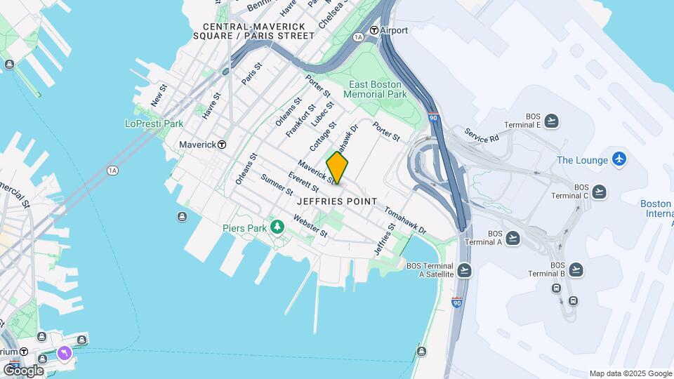 303 Maverick St, Unit 1 Mapa y Detalles de la Ubicación