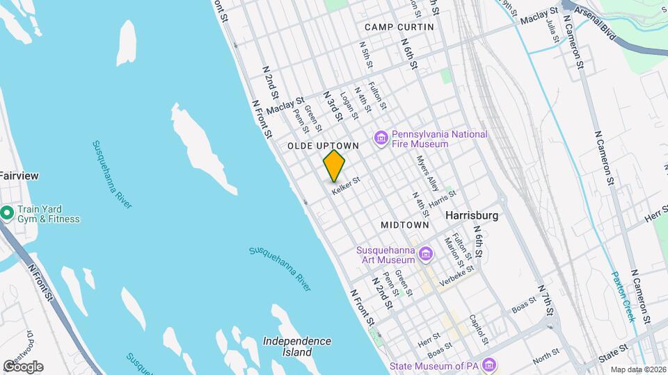 204 Kelker St Map and Location Details