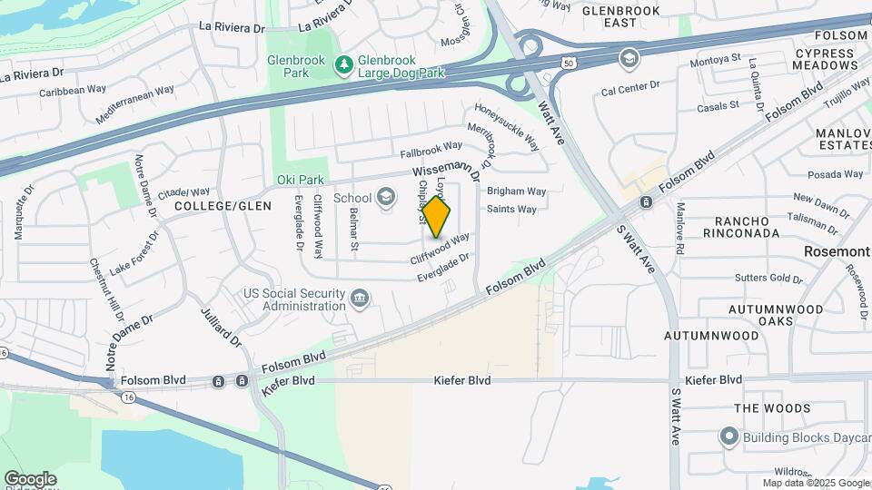 8667 Cliffwood Way Map and Location Details