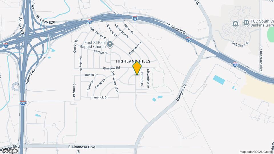 5601 Oak Grove Rd Map and Location Details