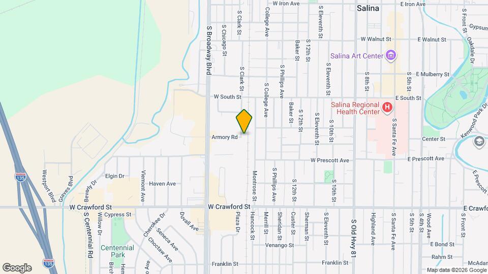 517 S Clark St Map and Location Details