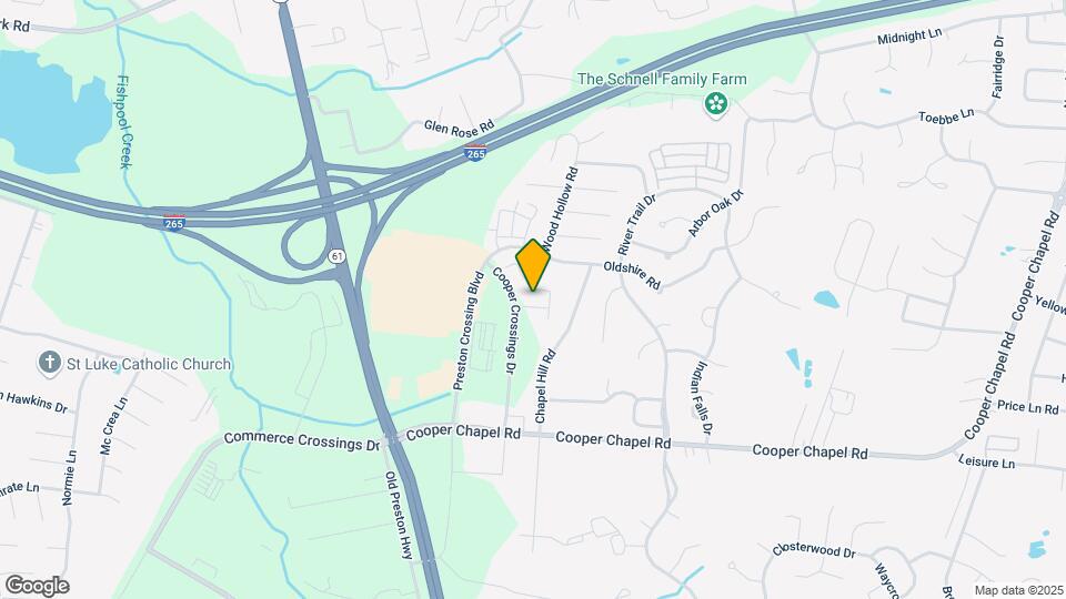 4901 Crossing Spring Way Map and Location Details