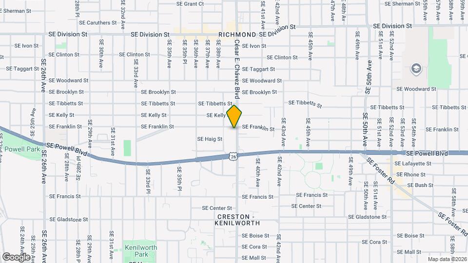 3315 SE Cesar Estrada Chavez Blvd Map and Location Details