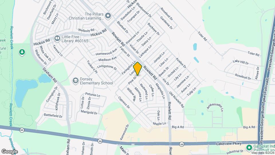 6316 Pine St Map and Location Details