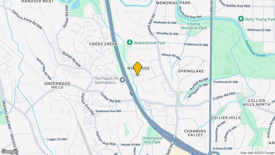 2105 Brookview Dr NW Map and Location Details