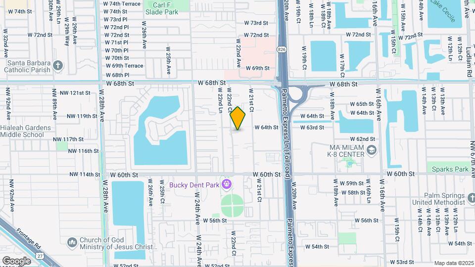 6375 W 22nd Ct Map and Location Details