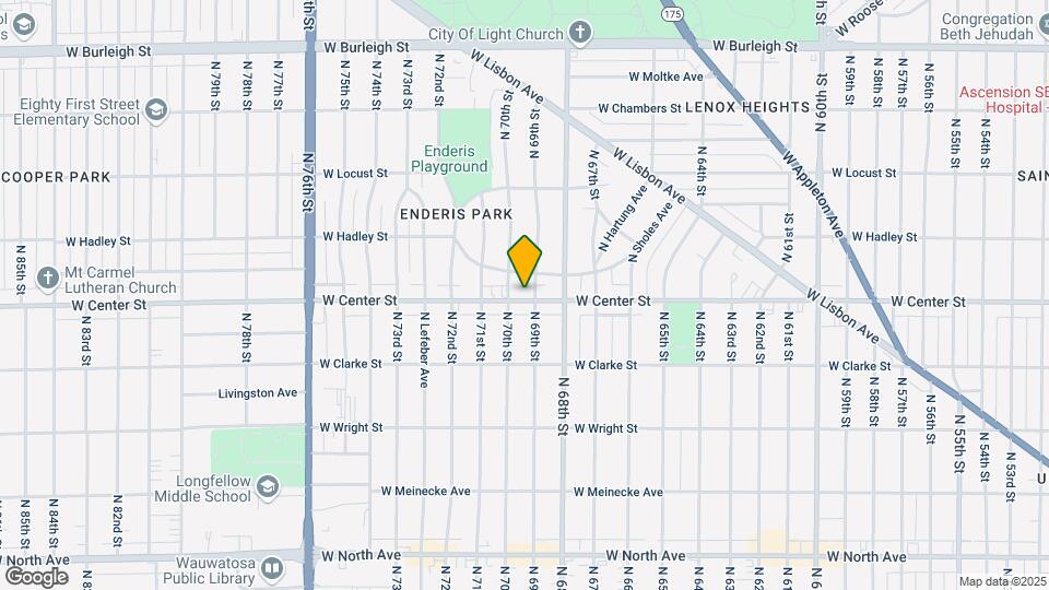 6910 W Center St Mapa y Detalles de la Ubicación