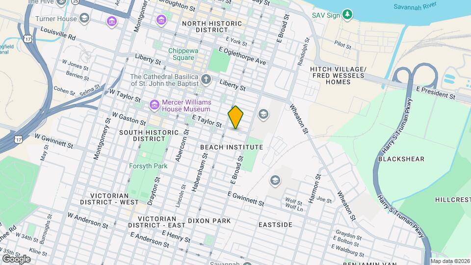 541 E Taylor St Map and Location Details