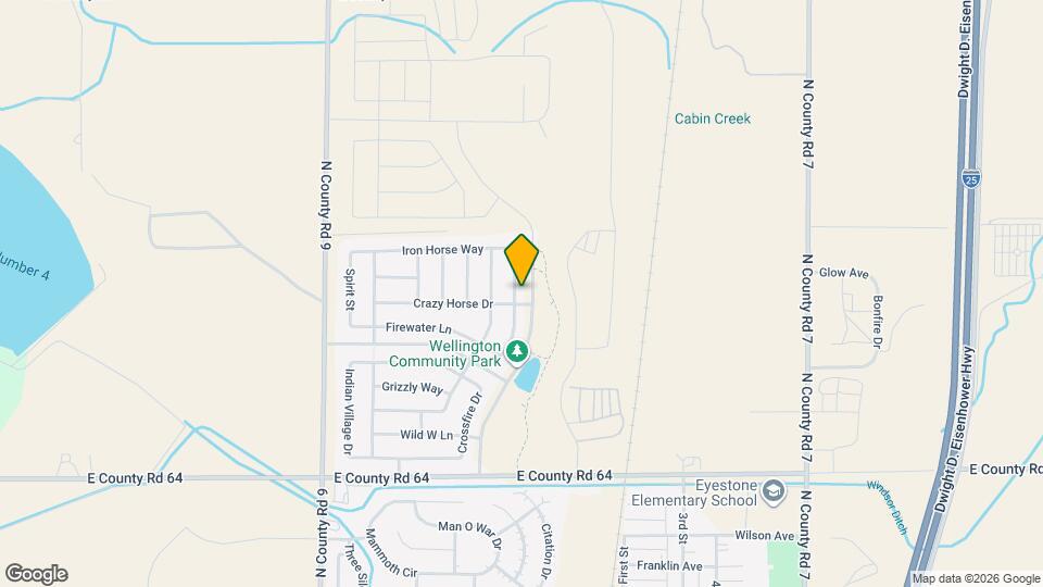 Spacious 3 bed, 2.5 bath home located in Wellington, CO Map and Location Details