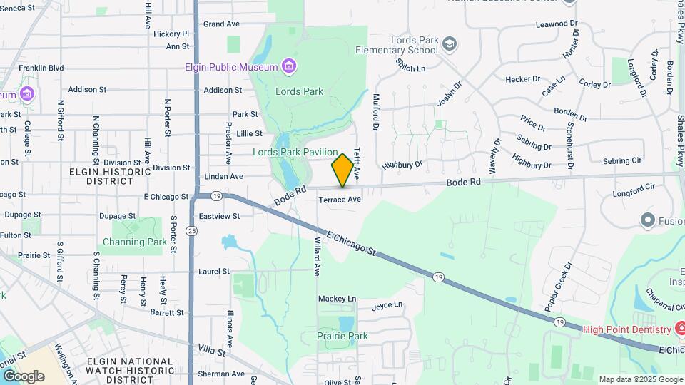 831 Bode Rd Mapa y Detalles de la Ubicación