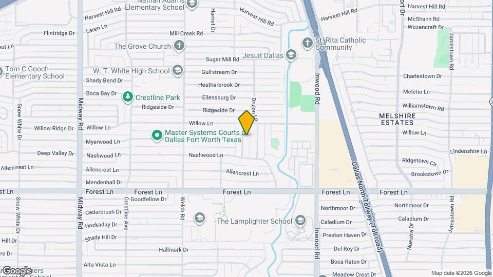 12108 Fieldwood Ln Map and Location Details