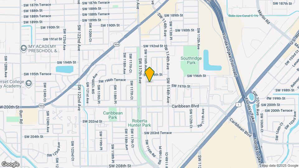 11511 SW 197th St, Unit 1 Map and Location Details