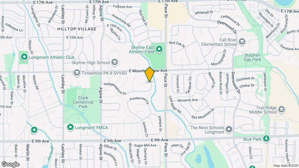 725 Eldora Pl Mapa y Detalles de la Ubicación