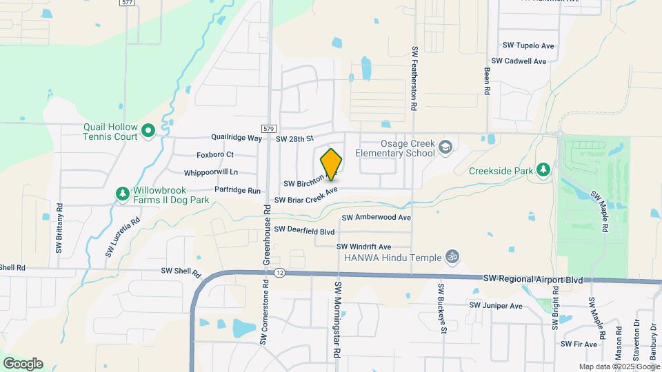 3304 SW Briar Creek Ave Map and Location Details
