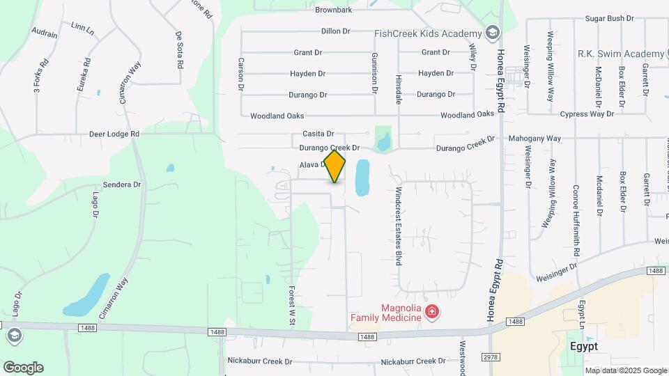 7202 Winter Song Dr Map and Location Details