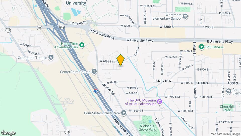 1479 S 520 W Map and Location Details