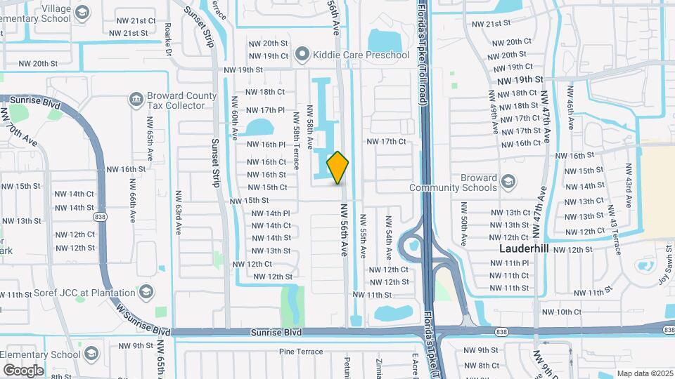 5618 NW 16th St Mapa y Detalles de la Ubicación