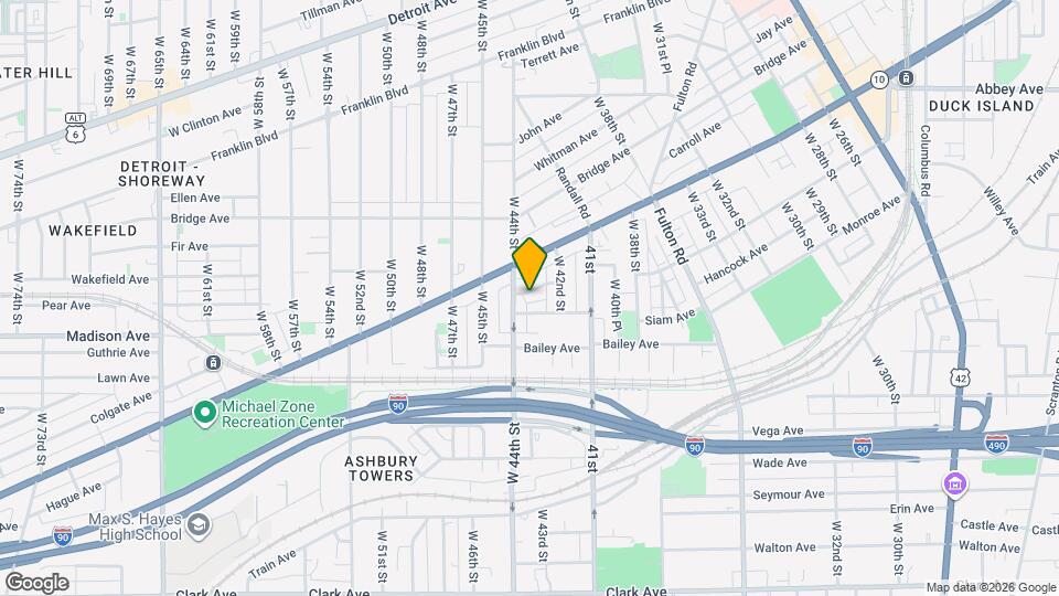 4315 Apple Ave Mapa y Detalles de la Ubicación
