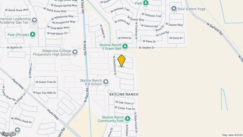809 W Desert Valley Dr Map and Location Details