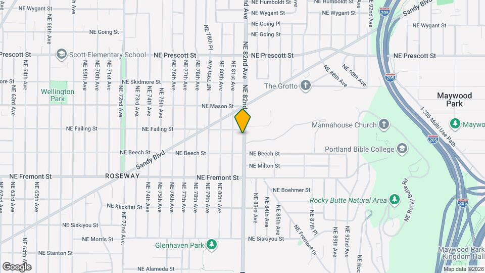 3819 NE 82nd Ave Map and Location Details