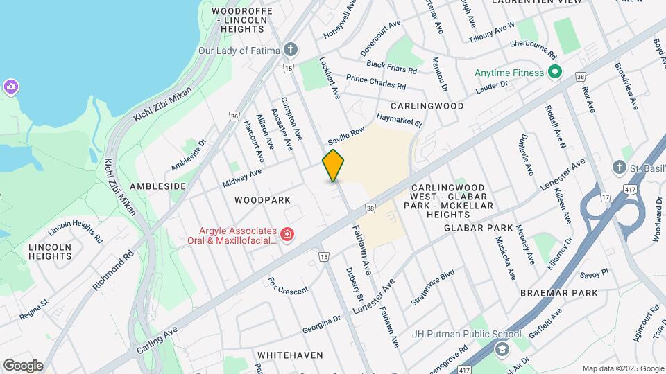 318 Woodroffe Av Map and Location Details