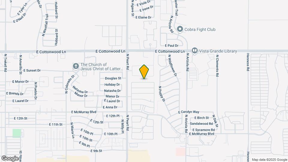1560 E Melrose Dr Map and Location Details